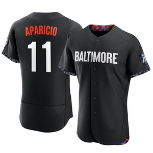 Men's Luis Aparicio Baltimore Orioles Authentic Black 2023 City Connect Jersey