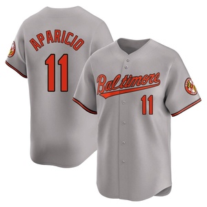 Men's Luis Aparicio Baltimore Orioles Limited Gray Road Jersey