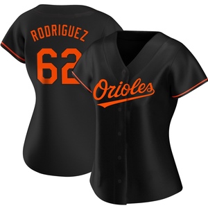 Women's Johnathan Rodriguez Baltimore Orioles Authentic Black Alternate Jersey
