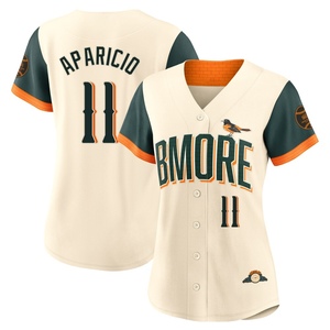 Women's Luis Aparicio Baltimore Orioles Limited Cream 2026 City Connect Stadium Jersey