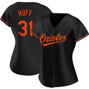 Women's Sam Huff Baltimore Orioles Authentic Black Alternate Jersey