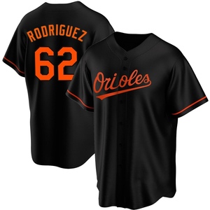 Youth Johnathan Rodriguez Baltimore Orioles Replica Black Alternate Jersey