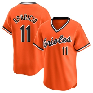 Youth Luis Aparicio Baltimore Orioles Limited Orange Cooperstown Collection Jersey